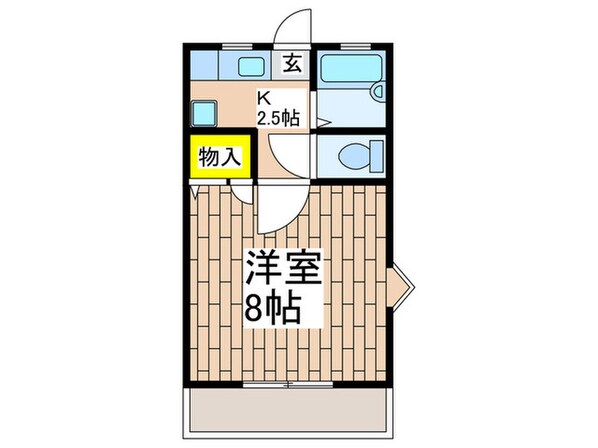 ＣＯＭｓ３の物件間取画像